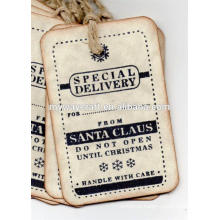 Customized secret special christmas gift tags special delivery from santa claus